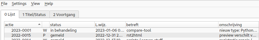 columns in the mongodb version