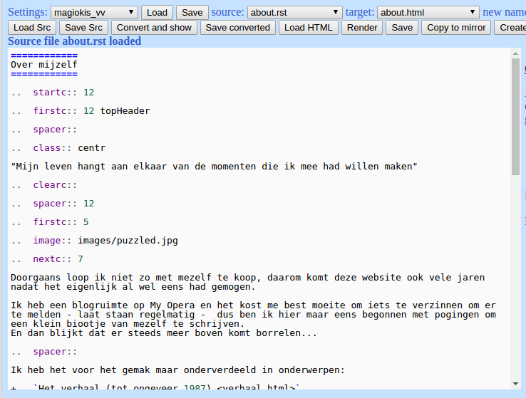 rst source using grid directives