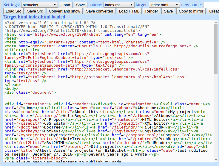 html in het tekstveld